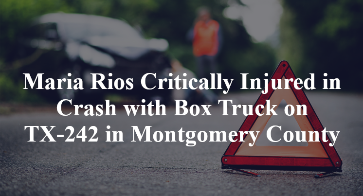 Maria Rios Critically Injured in Crash with Box Truck on TX-242 in Montgomery County