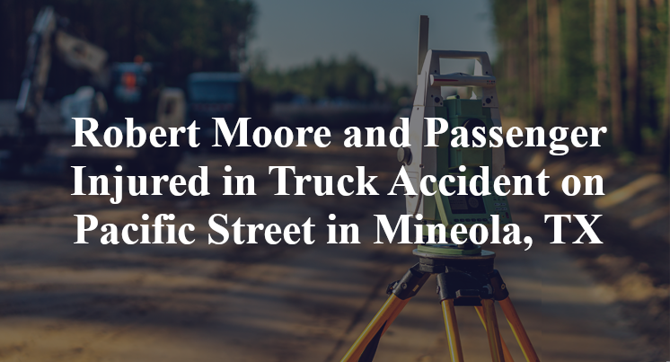 Robert Moore and Passenger Injured in Truck Accident on Pacific Street in Mineola, TX