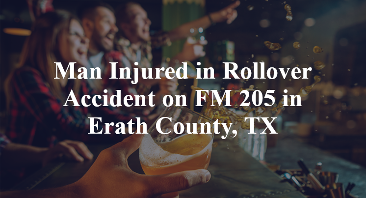 Rollover Accident FM 205 cr 437 Erath County, TX