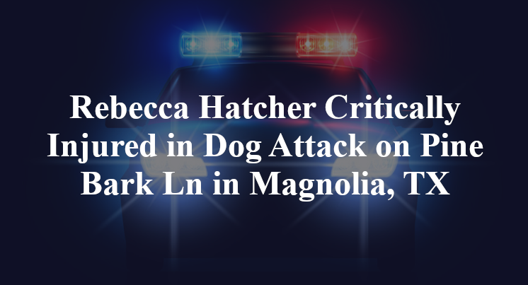 Rebecca Hatcher Critically Injured in Dog Attack on Pine Bark Ln in Magnolia, TX