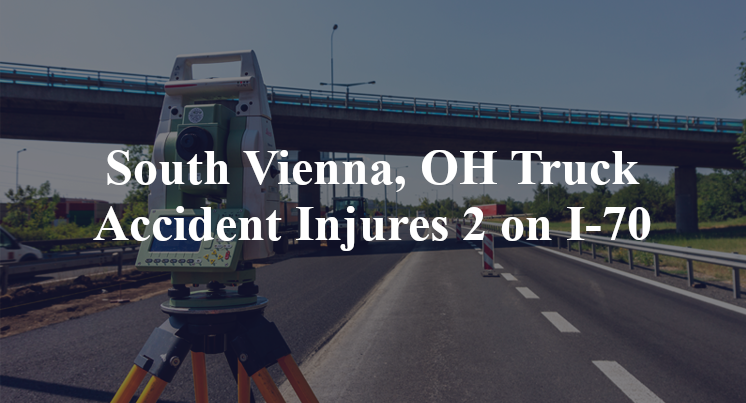 South Vienna, OH Truck Accident Injures 2 on I-70