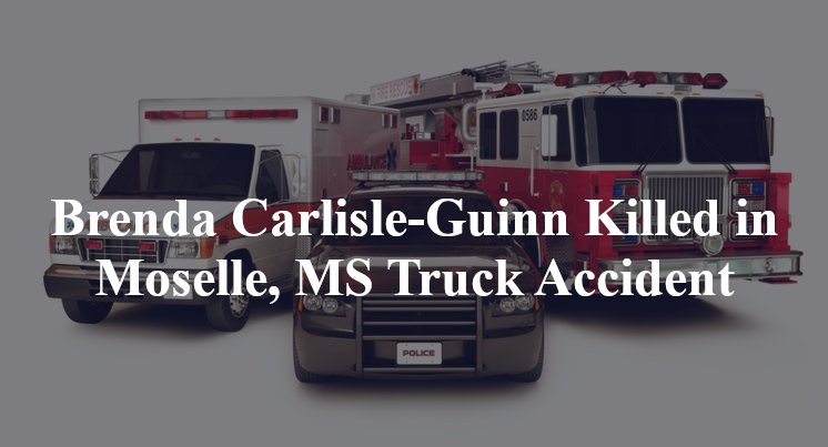 Brenda Carlisle-Guinn Killed in Moselle, MS Truck Accident