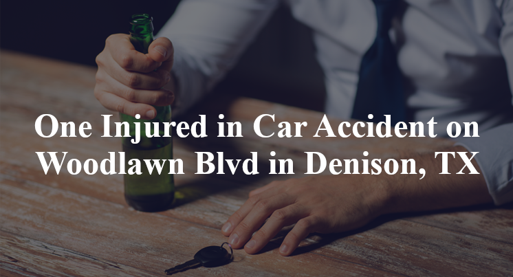 One Injured in Car Accident on Woodlawn Blvd in Denison, TX
