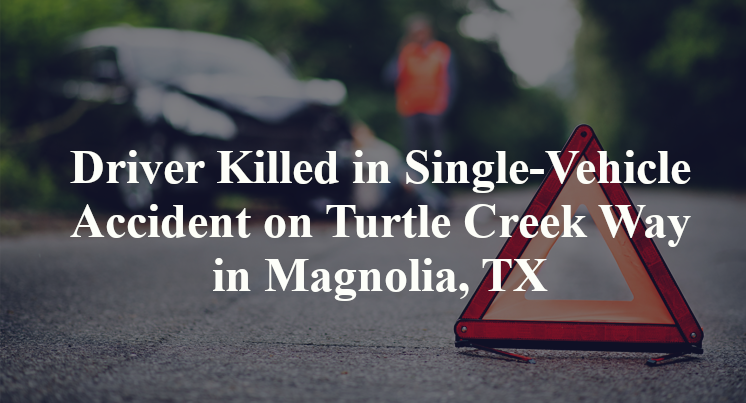 Driver Killed in Single-Vehicle Accident on Turtle Creek Way in Magnolia, TX