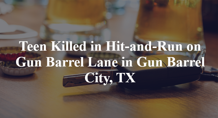 14 year old Brian Beck Killed in Hit-and-Run on Gun Barrel Lane in Gun Barrel City, TX
